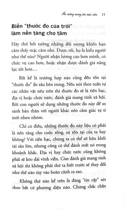 ảo tưởng mang tên mặc cảm: cách sống “không tranh đấu” để tận hưởng mỗi ngày an nhiên và trong trẻo - Ảnh 5