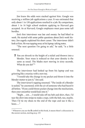 are you smart enough to work at google?: trick questions, zen-like riddles, insanely difficult puzzles, and other devious interviewing techniques you ... know to get a job anywhere in the new economy - Ảnh 13