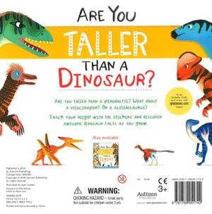 are you taller than a dinosaur? (height chart fact pack) - Ảnh 2