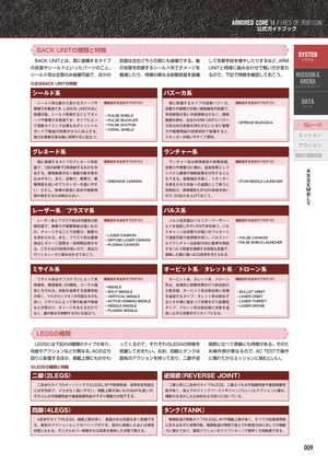 armored core vi fires of rubicon official guide book - Ảnh 11