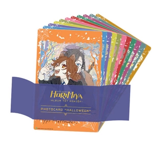 artbook horimiya - album tốt nghiệp - bìa cứng - bản boxset sưu tầm - tặng kèm 1 box nam châm + 1 shikishi có chữ kí 2 tác giả + 2 huy hiệu acrylic + 11 photocard “halloween” + 8 photocard “tốt nghiệp” - Ảnh 6