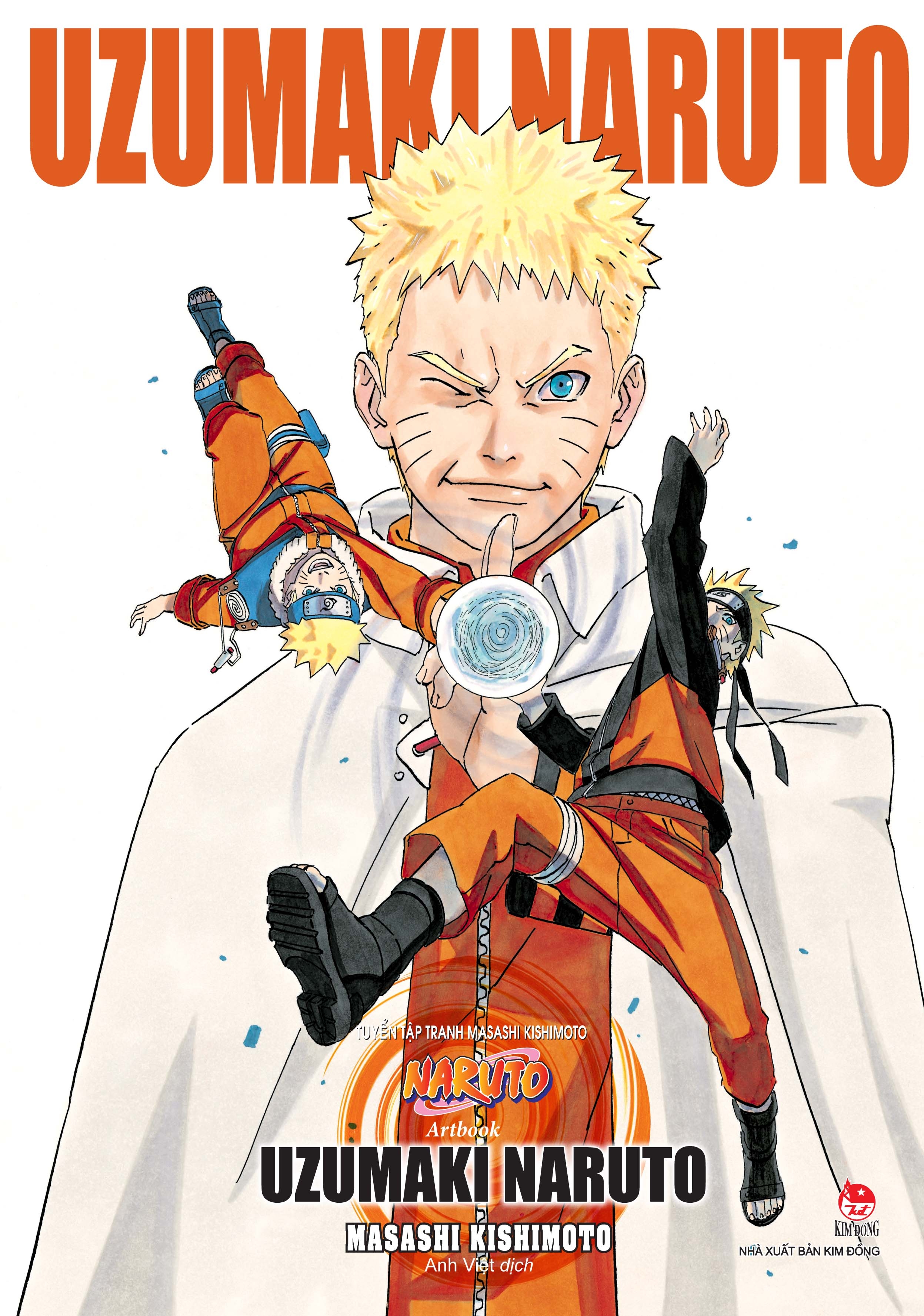 artbook naruto - tuyển tập tranh masashi kishimoto - uzumaki naruto - tặng kèm poster gập + bảng sticker - Ảnh 2