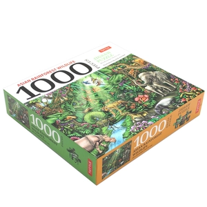 asian rainforest wildlife - 1000 piece jigsaw puzzle: finished size 29 in x 20 inch (73.7 x 50.8 cm) - Ảnh 6