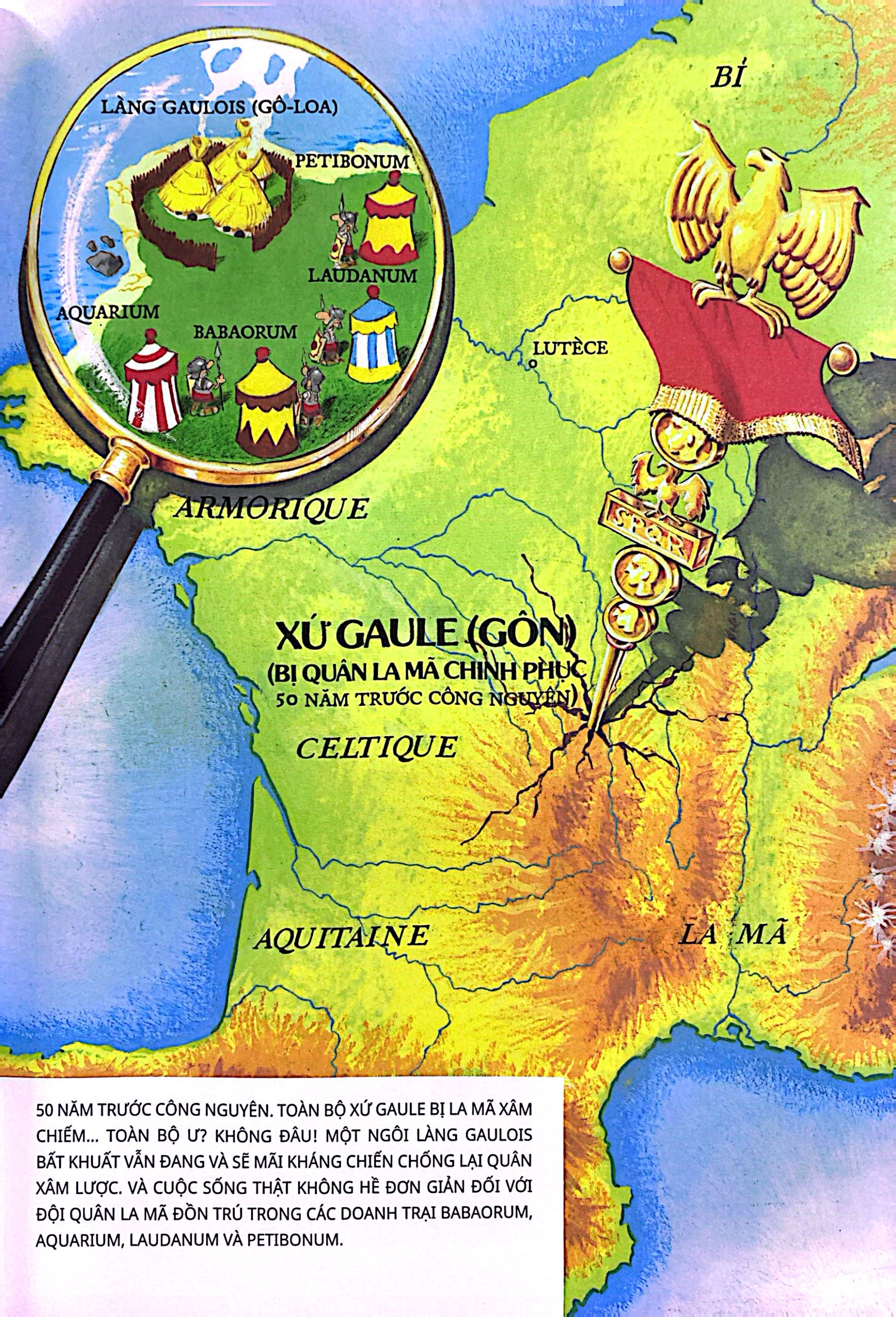 astérix - chiếc liềm vàng (tái bản 2024) - Ảnh 4