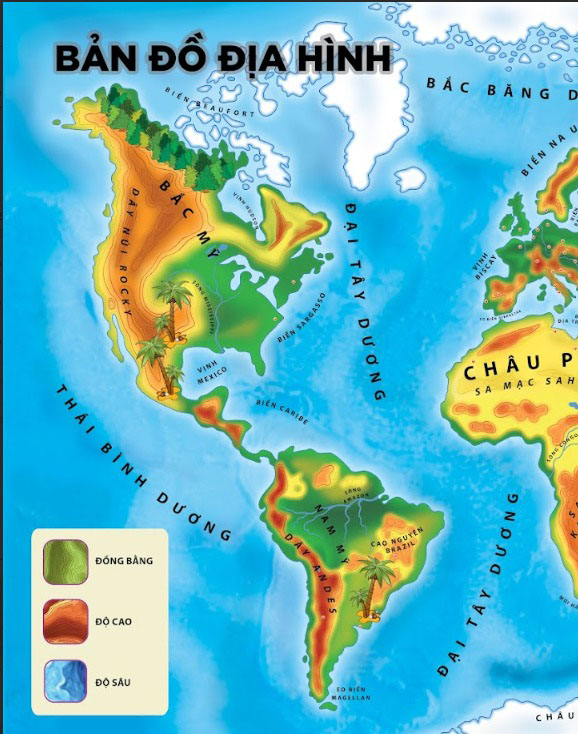 Atlas cho trẻ em - Hơn 100 Sticker và bản đồ địa hình siêu lớn - Ảnh 3