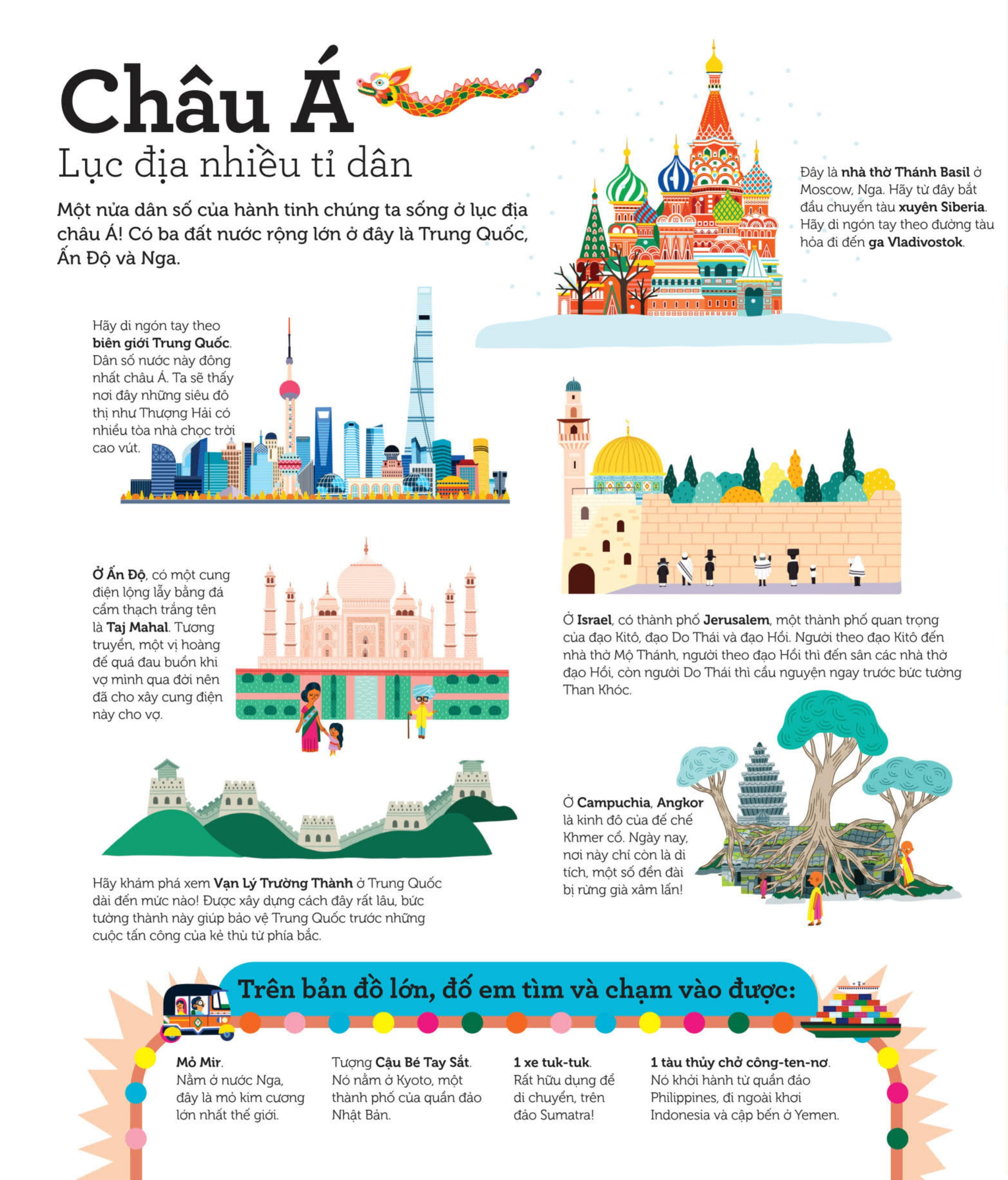 atlas thế giới - tập bản đồ tương tác - ngắm lục địa - chạm núi sông - nhớ địa danh - bài cứng - Ảnh 5