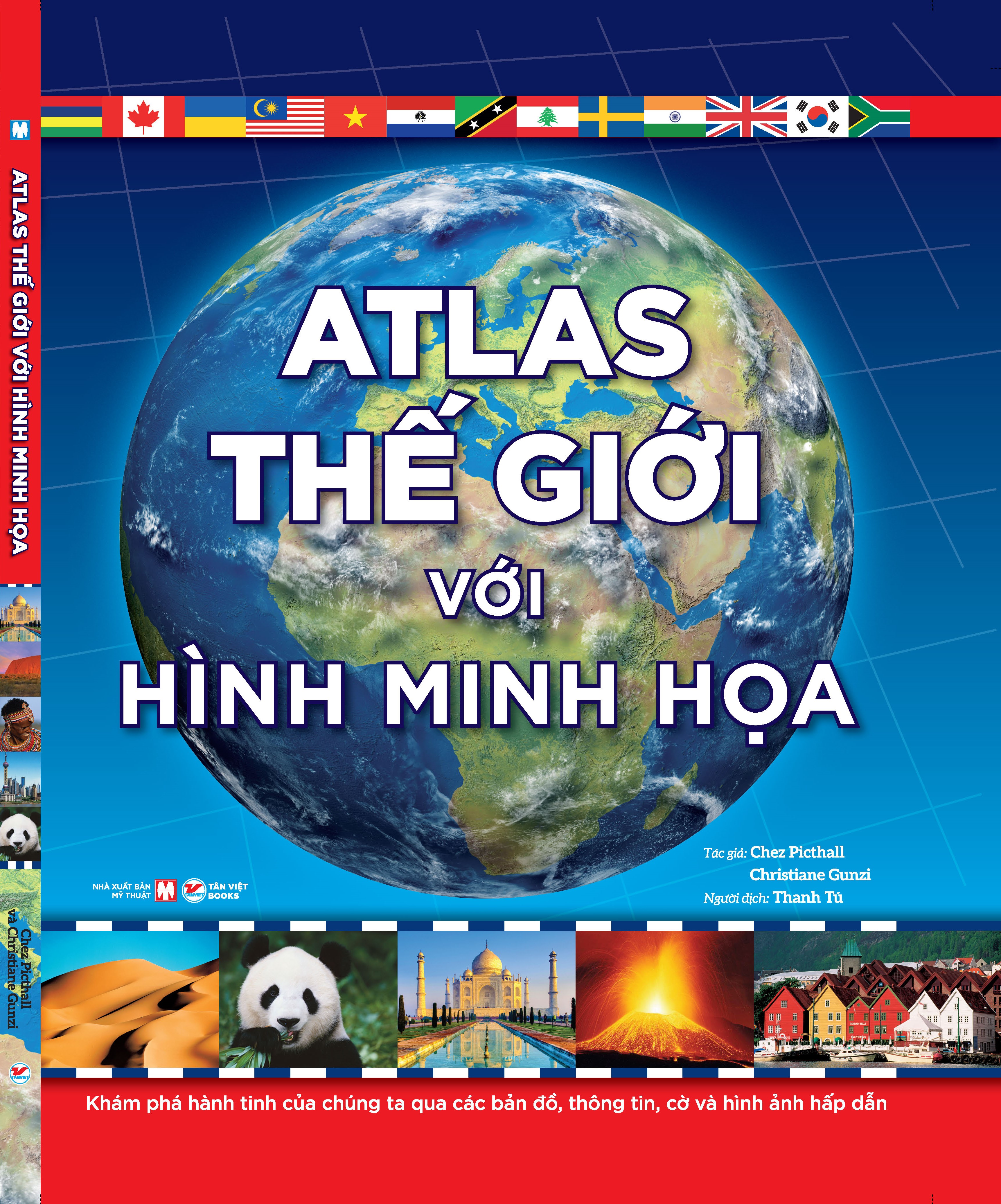 atlas thế giới với hình minh họa - Ảnh 2