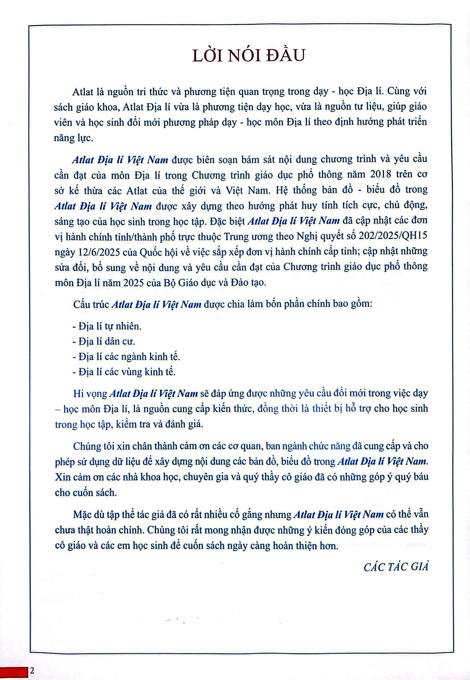 Atlat Địa Lí Việt Nam (Chỉnh Sửa Năm 2025) - Ảnh 4