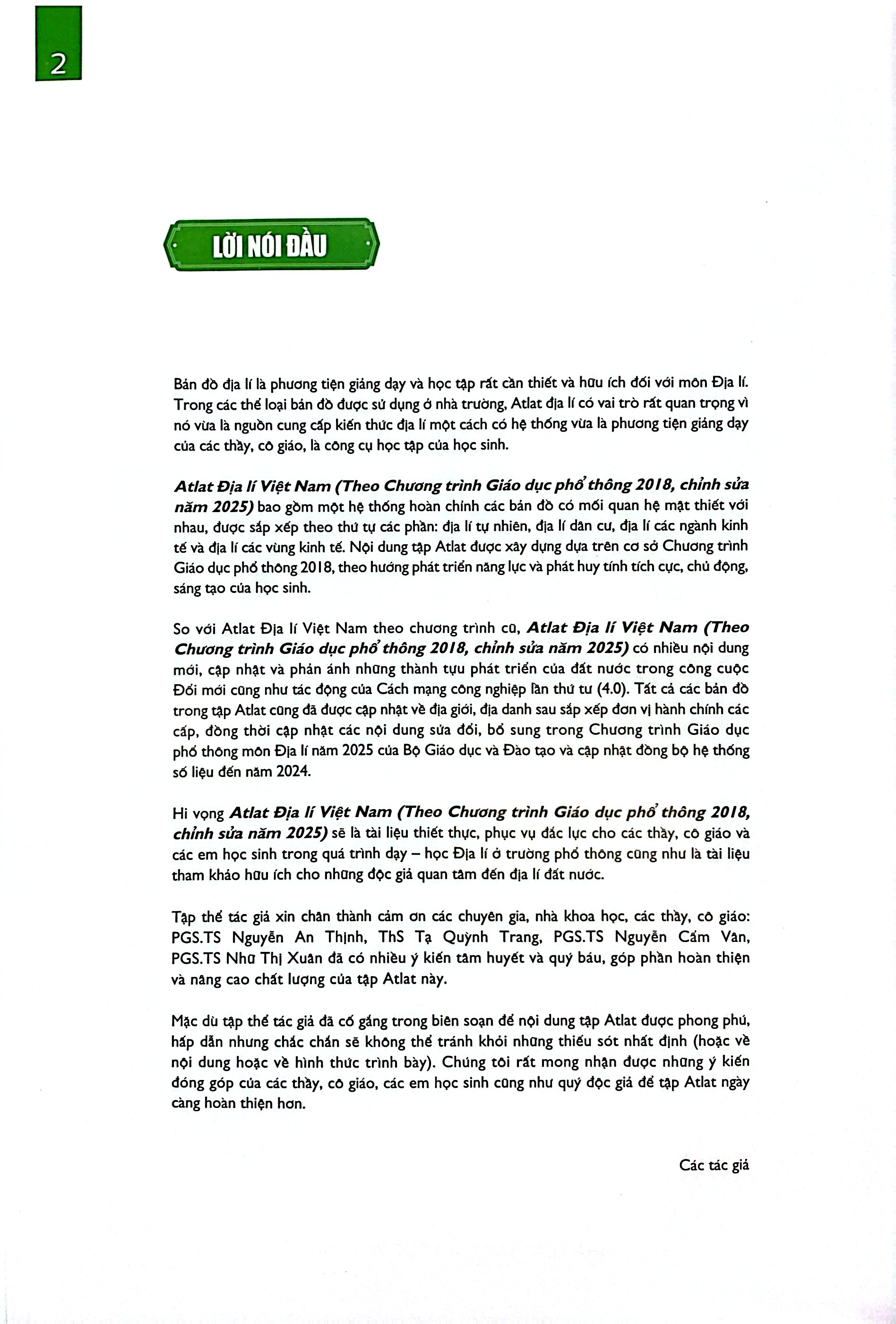 Atlat Địa Lí Việt Nam (Theo Chương Trình Giáo Dục Phổ Thông 2018, Chỉnh Sửa Năm 2025) - Ảnh 4