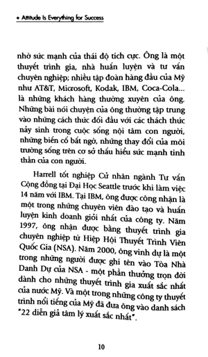 attitude is everything for success - thay thái độ đổi cuộc đời - tập 2 (tái bản 2023) - Ảnh 9