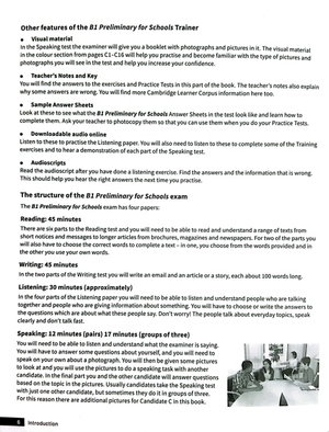 b1 preliminary for schools trainer 1 for the revised 2020 exam six practice test with answers and teacher's notes with downloadable audio - Ảnh 6