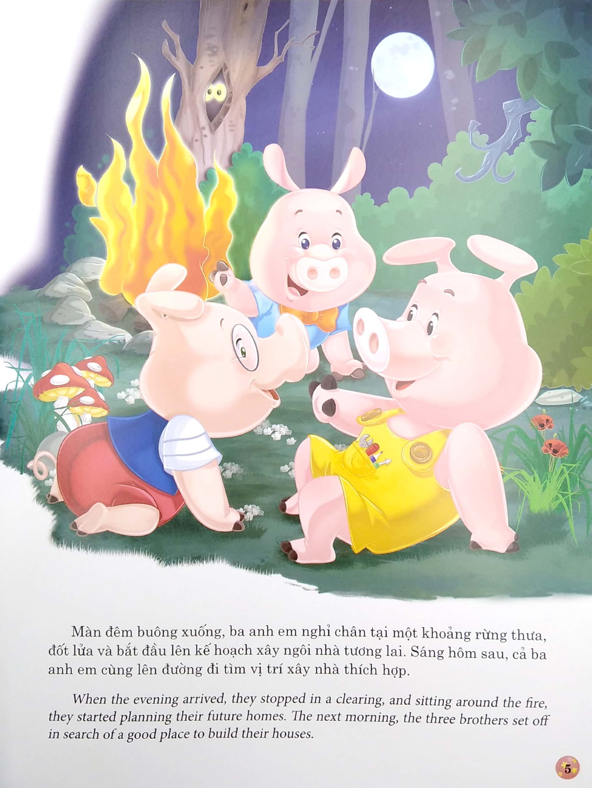ba chú lợn con - truyện song ngữ anh - việt - Ảnh 6