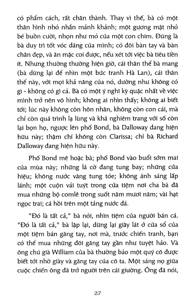 bà dalloway (tái bản 2018) - Ảnh 15