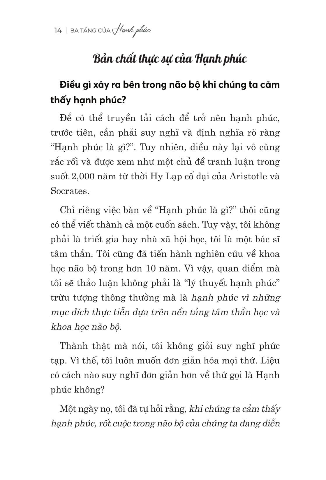 Ba Tầng Của Hạnh Phúc - Giải Mã Dưới Góc Nhìn Khoa Học - Ảnh 13