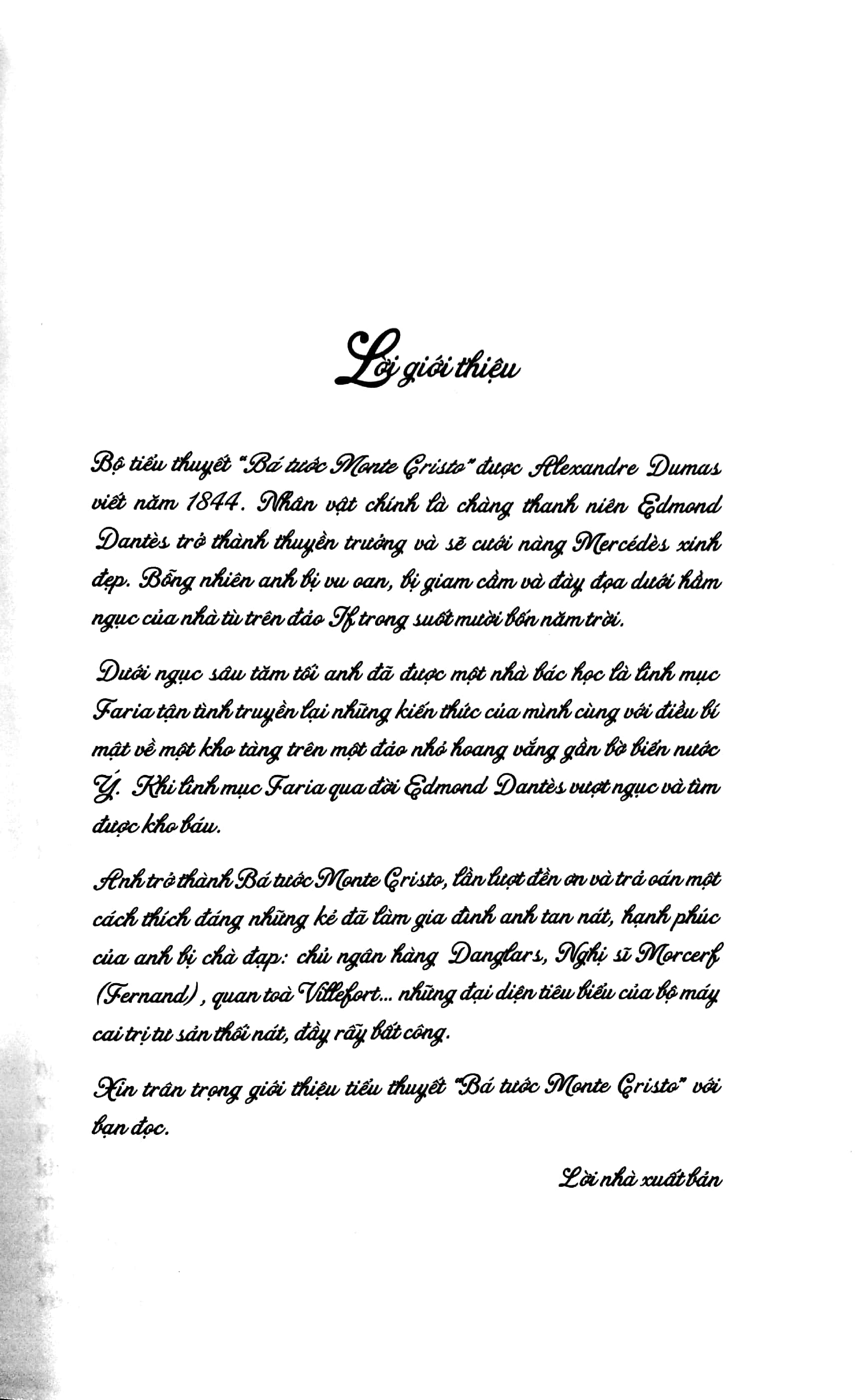 bá tước monte cristo (tái bản 2022) - Ảnh 4