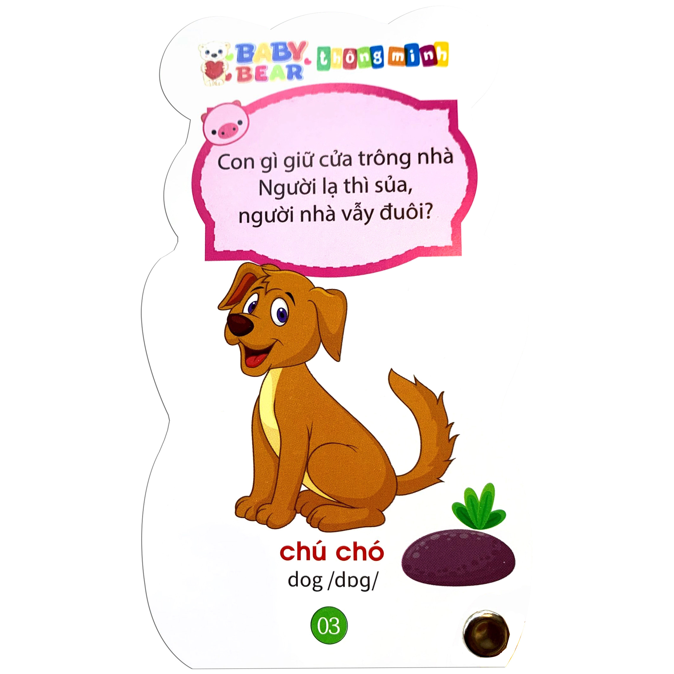 baby bear thông minh dành cho trẻ mầm non - động vật - Ảnh 3