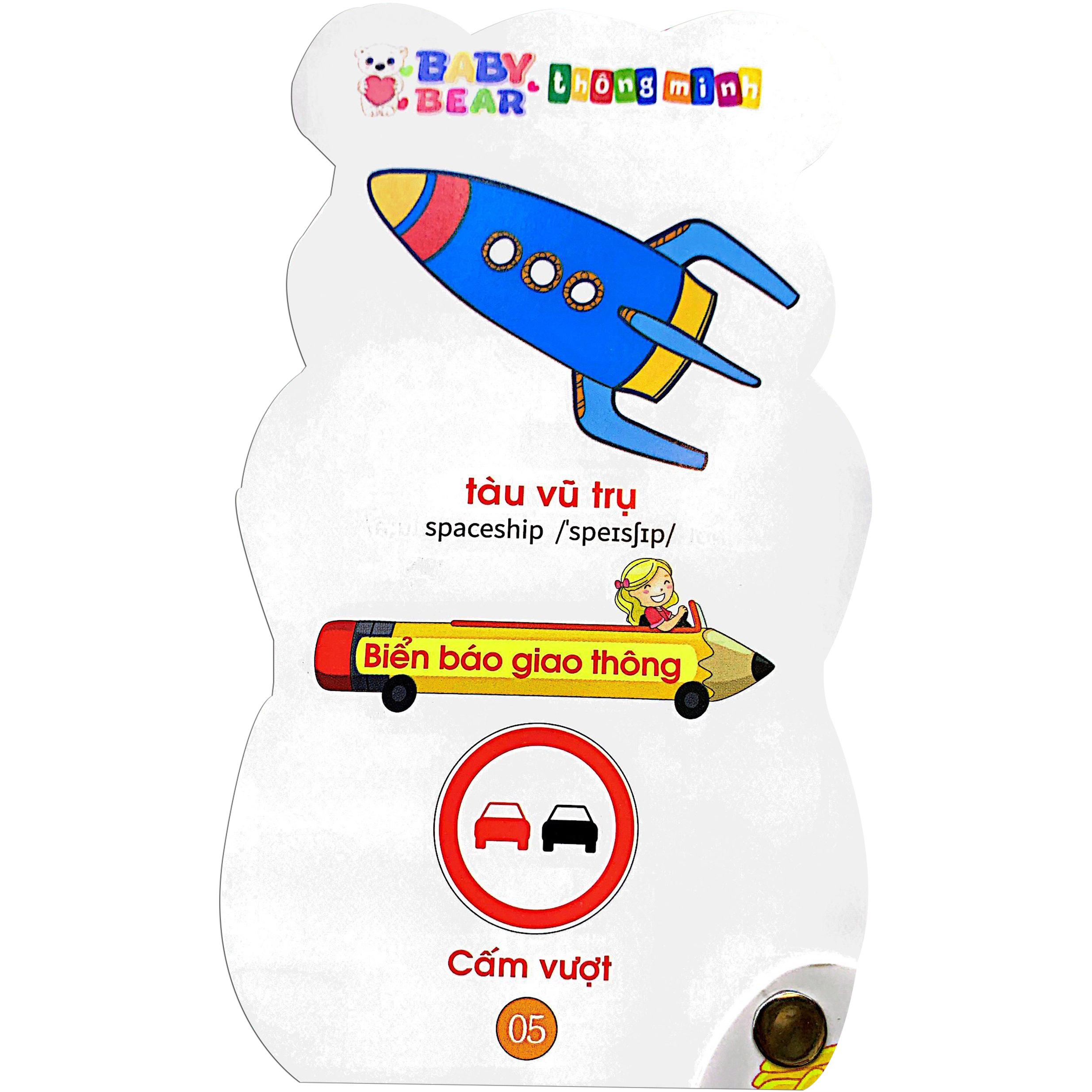 baby bear thông minh dành cho trẻ mầm non - giao thông - Ảnh 4