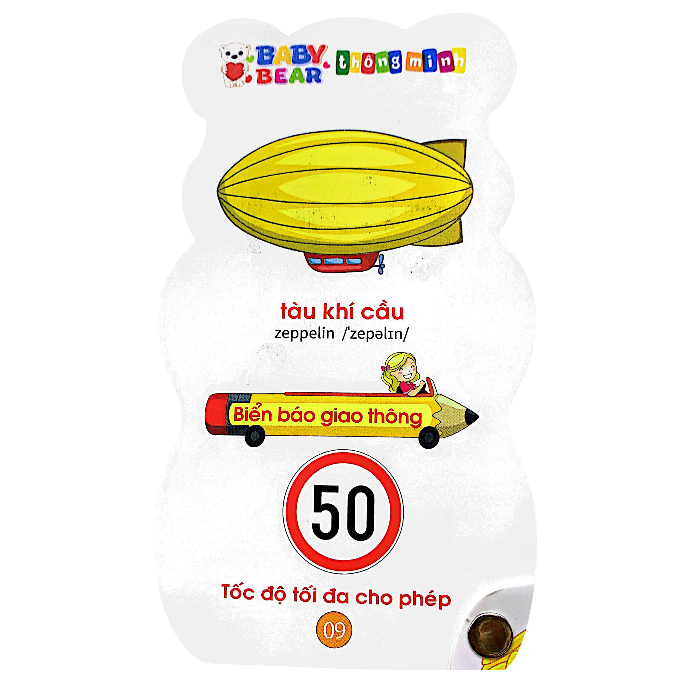 baby bear thông minh dành cho trẻ mầm non - giao thông - Ảnh 6