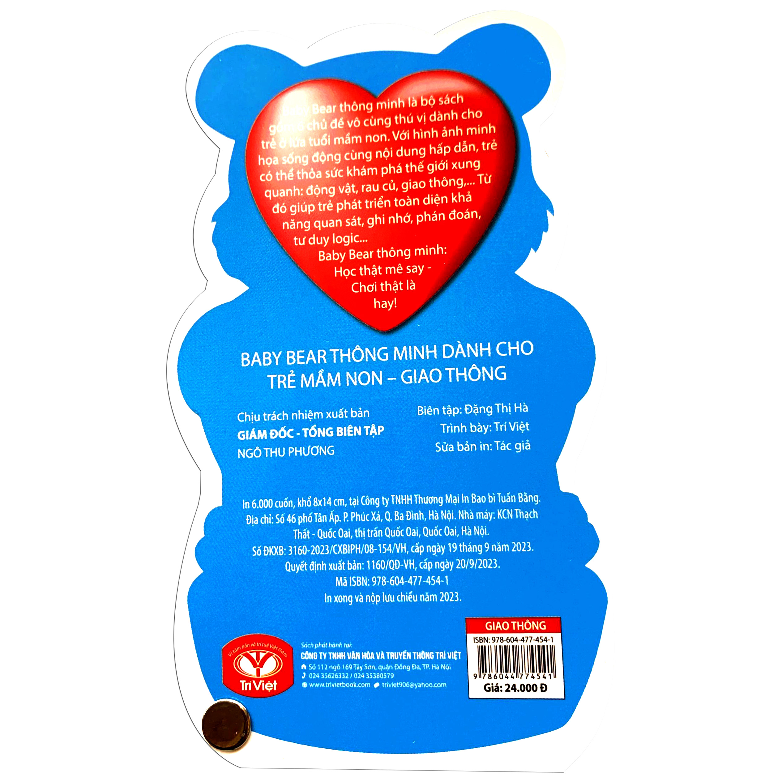 baby bear thông minh dành cho trẻ mầm non - giao thông - Ảnh 7