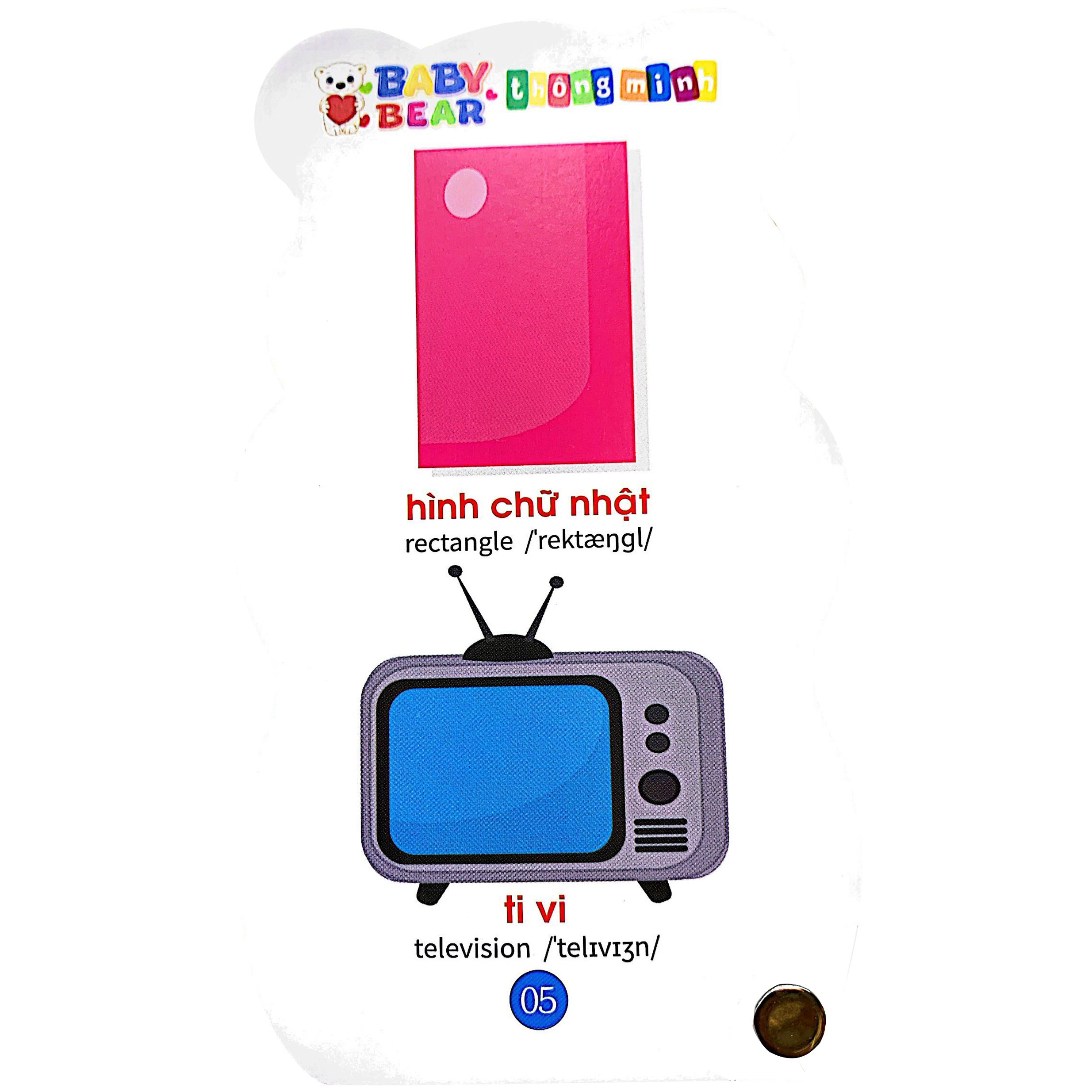 baby bear thông minh dành cho trẻ mầm non - hình dạng và màu sắc - Ảnh 4