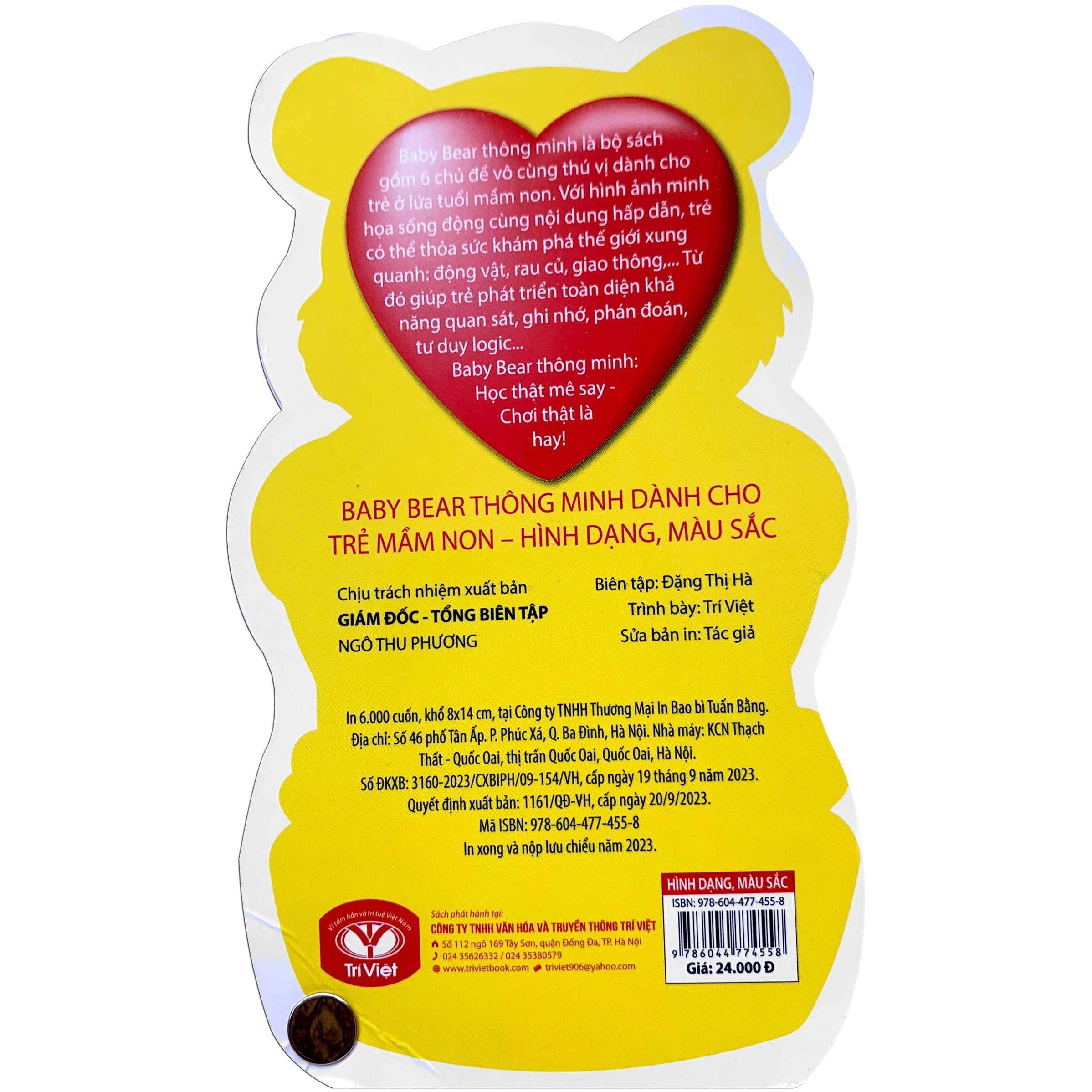 baby bear thông minh dành cho trẻ mầm non - hình dạng và màu sắc - Ảnh 7