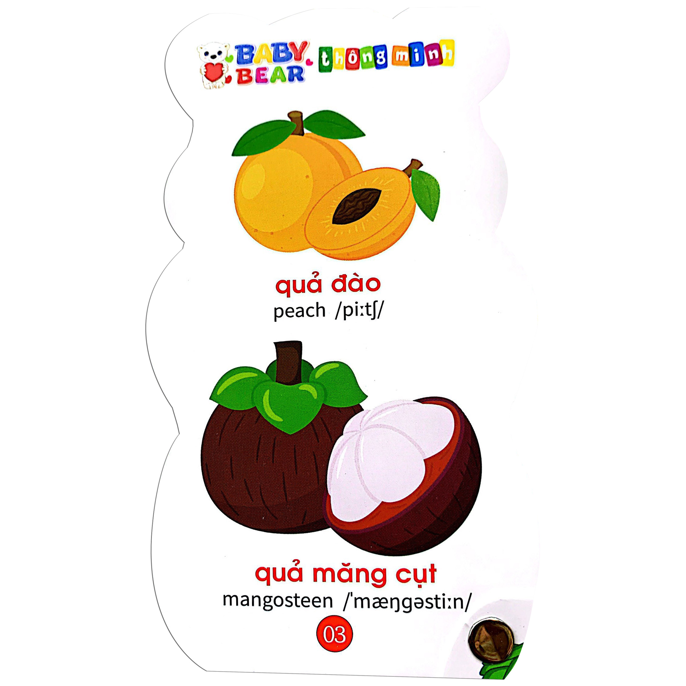 baby bear thông minh dành cho trẻ mầm non - rau củ quả - Ảnh 3