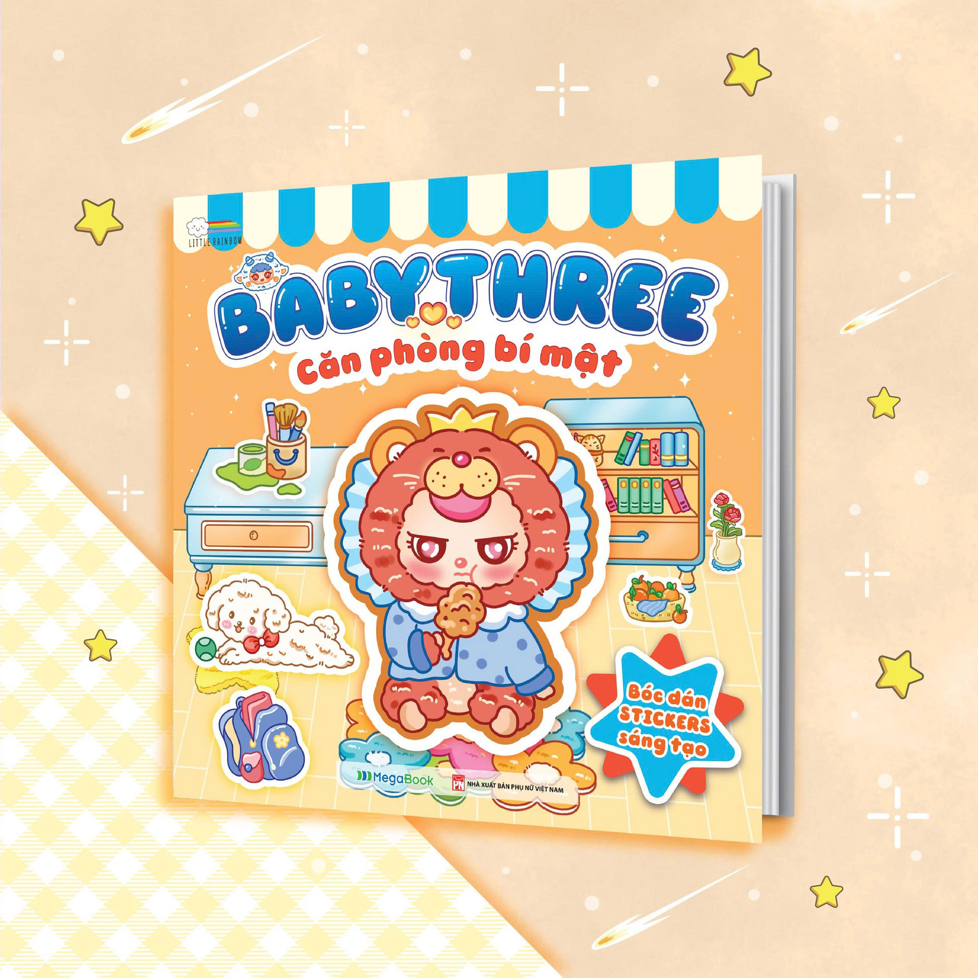 Baby Three - Căn Phòng Bí Mật - Bóc Dán Stickers Sáng Tạo