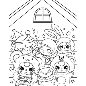 babythree sách tô màu thị trấn - Ảnh 2