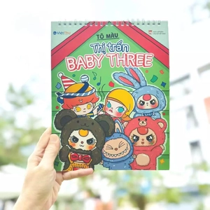 babythree sách tô màu thị trấn - Ảnh 7