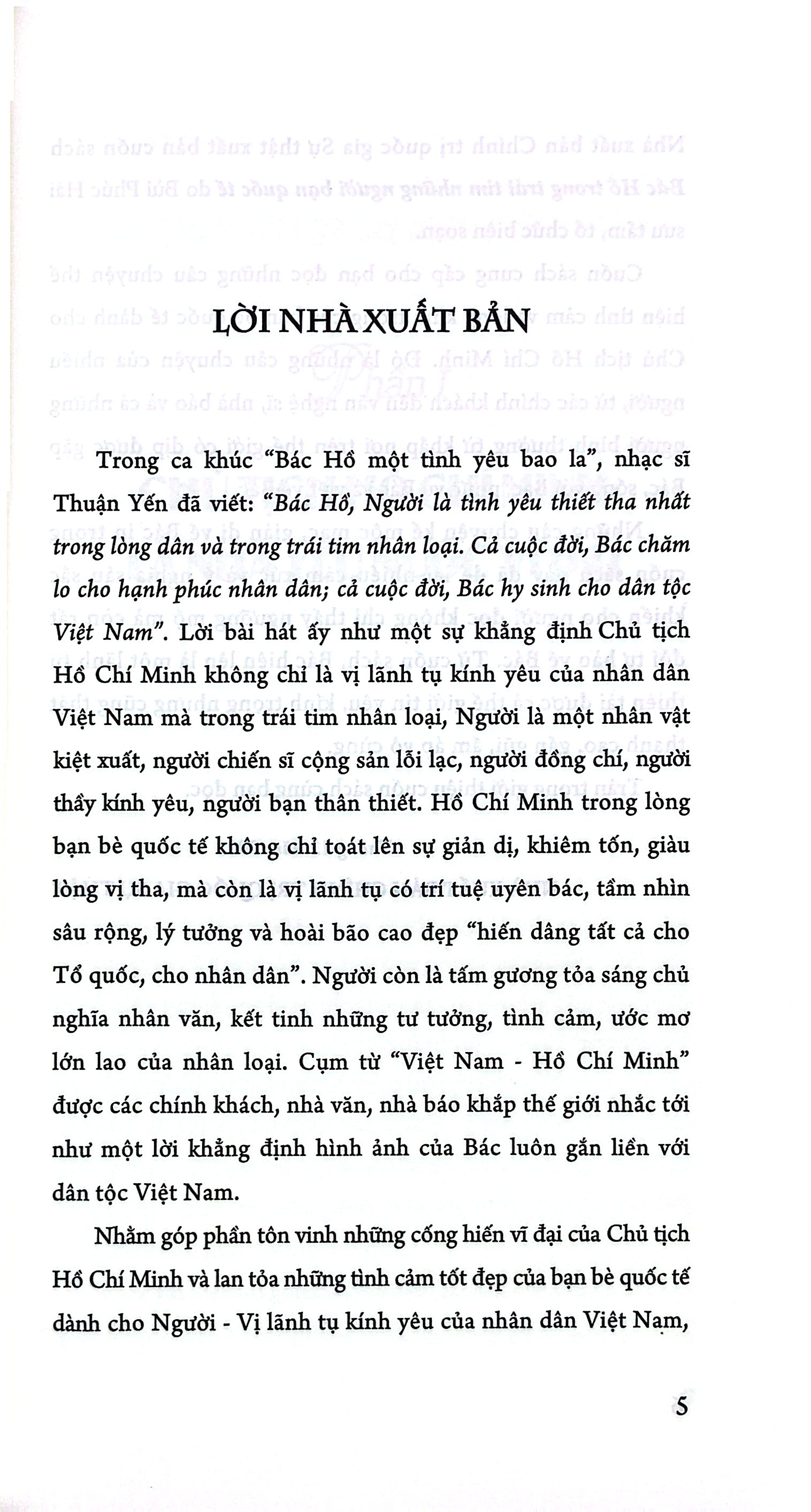 Bác Hồ Trong Trái Tim Những Người Bạn Quốc Tế (Xuất Bản Lần Thứ Hai) - Ảnh 4