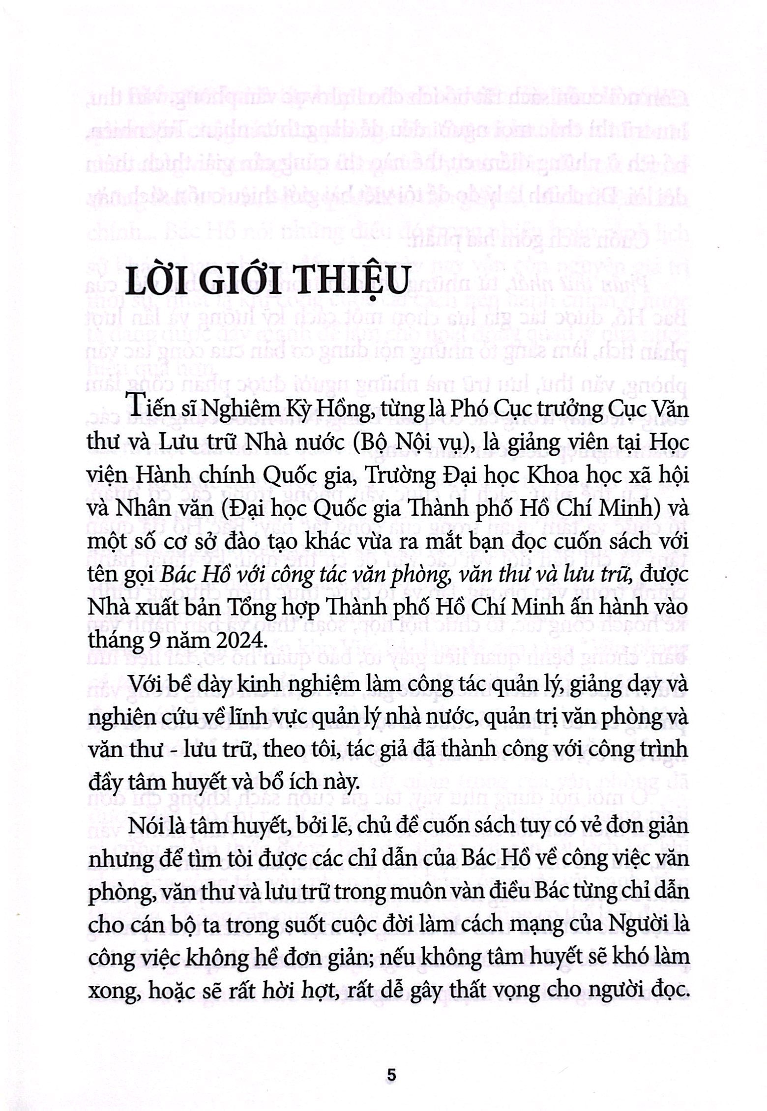 bác hồ với công tác văn phòng, văn thư và lưu trữ - Ảnh 3