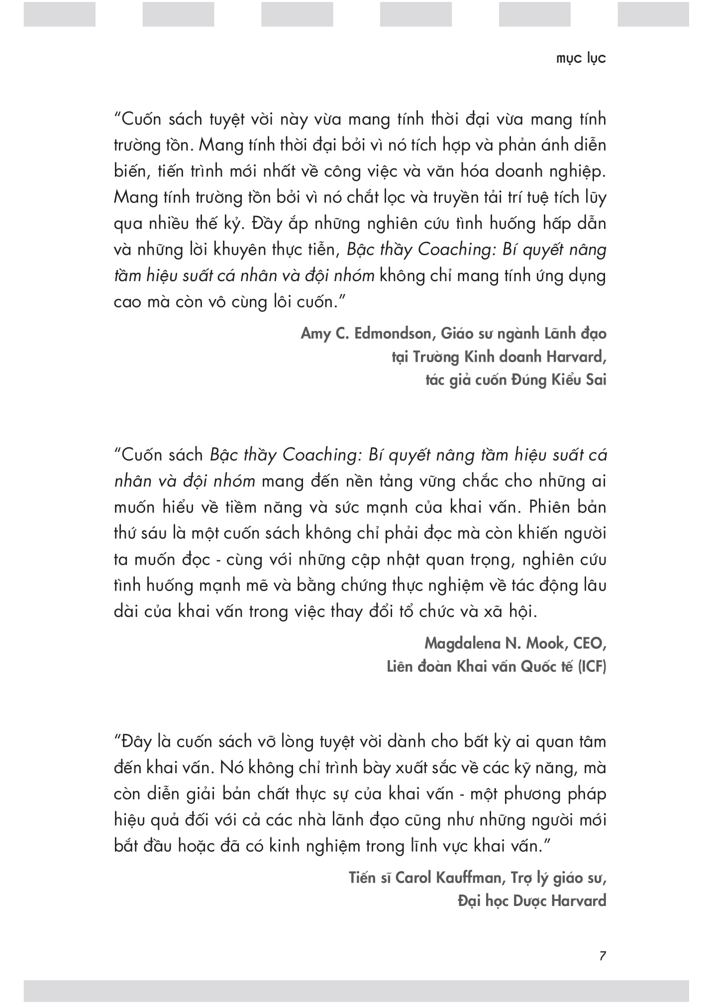 Bậc Thầy Coaching - Bí Quyết Nâng Tầm Hiệu Suất Cá Nhân Và Đội Nhóm - Ảnh 7