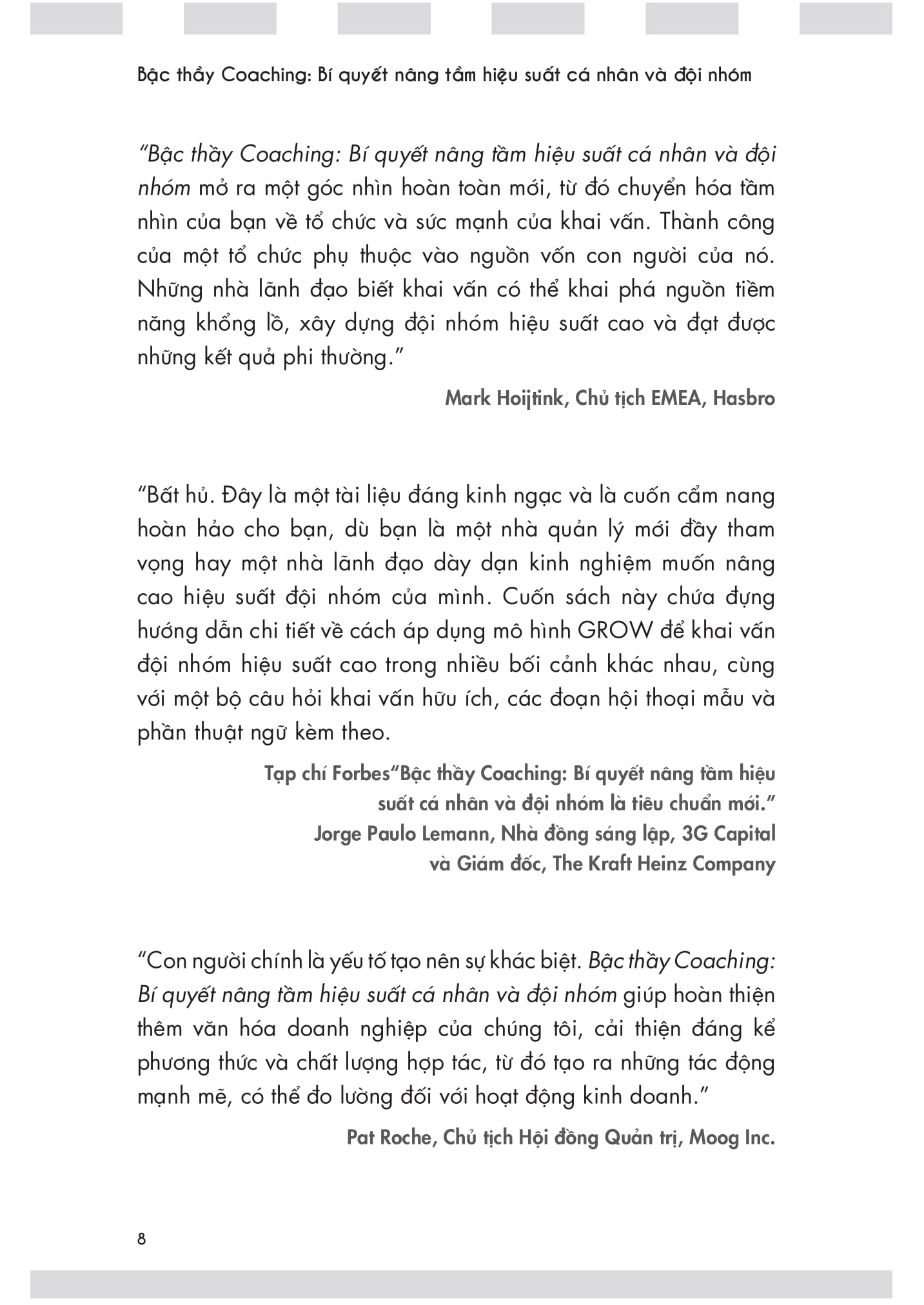 Bậc Thầy Coaching - Bí Quyết Nâng Tầm Hiệu Suất Cá Nhân Và Đội Nhóm - Ảnh 8