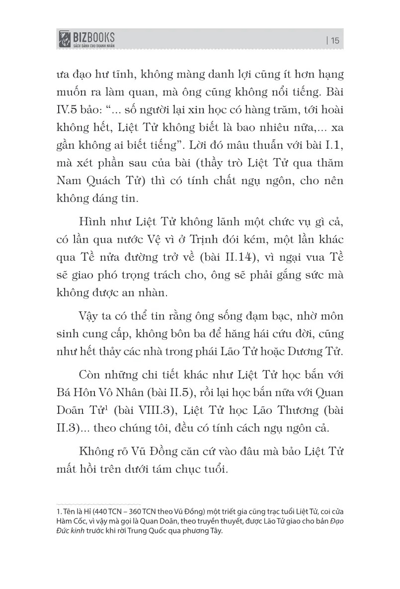 Bách Gia Tranh Minh - Liệt Tử Và Dương Tử (Tái Bản 2026) - Ảnh 12