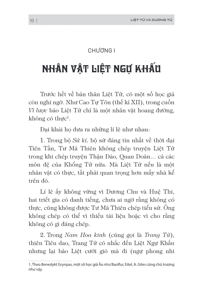 Bách Gia Tranh Minh - Liệt Tử Và Dương Tử (Tái Bản 2026) - Ảnh 7