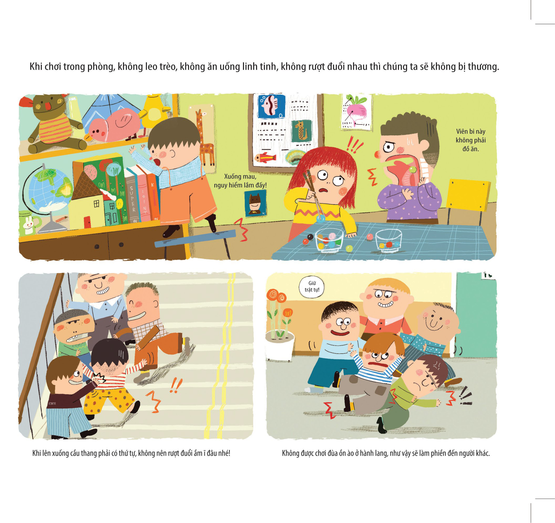 bách khoa kỹ năng sống đa tương tác - 60 bài học an toàn giúp con tự bảo vệ bản thân - Ảnh 19
