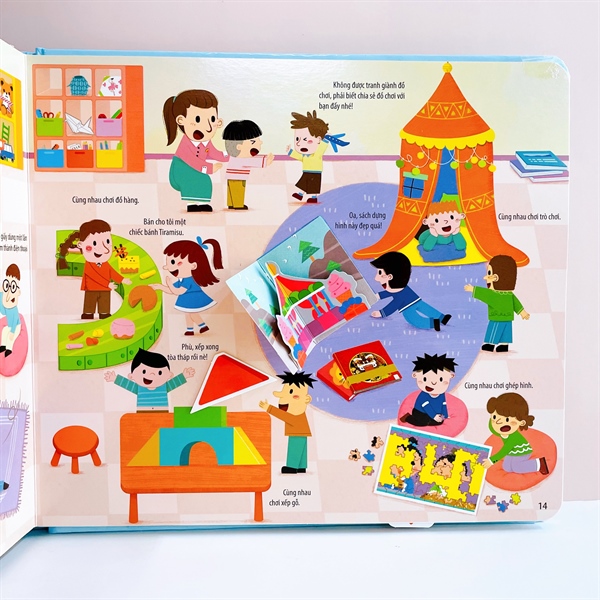 bách khoa kỹ năng sống đa tương tác - những hoạt động ở trường mẫu giáo giúp con vui vẻ đến lớp - Ảnh 7