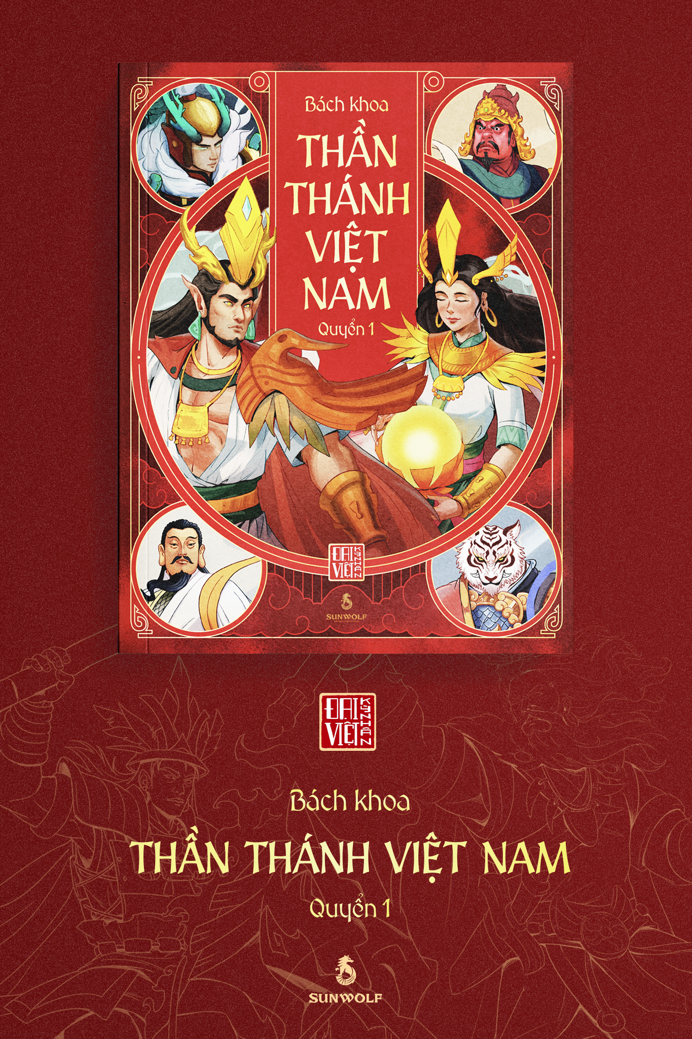 Bách Khoa Thần Thánh Việt Nam - Quyển 1 - Bản Đặc Biệt - Tặng Kèm Set 9 Card Bo Góc - Ảnh 4