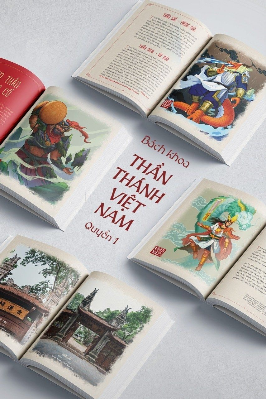 Bách Khoa Thần Thánh Việt Nam - Quyển 1 - Bản Đặc Biệt - Tặng Kèm Set 9 Card Bo Góc - Ảnh 6