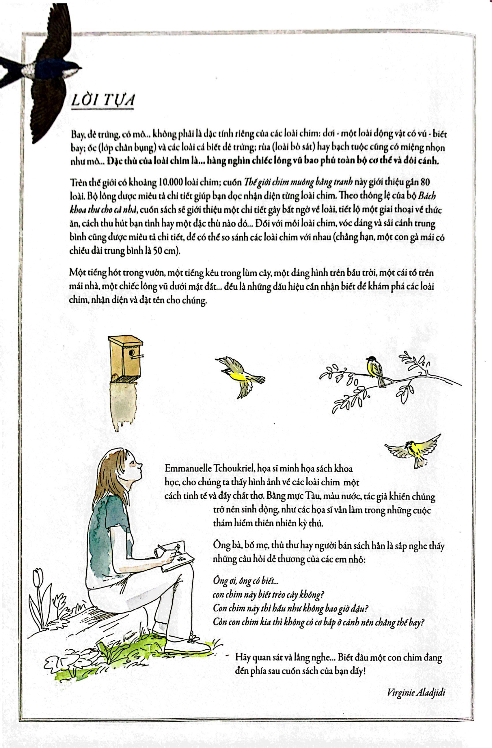 bách khoa thư cho cả nhà - thế giới chim muông bằng tranh - Ảnh 3