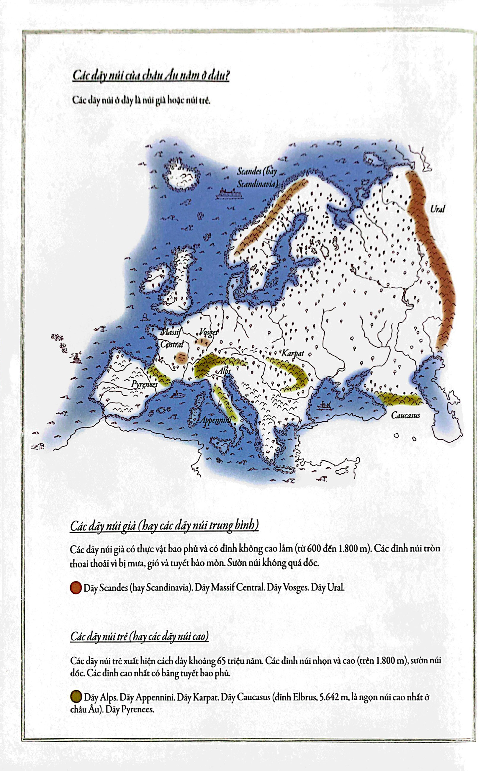 bách khoa thư cho cả nhà - thế giới núi non bằng tranh - Ảnh 5