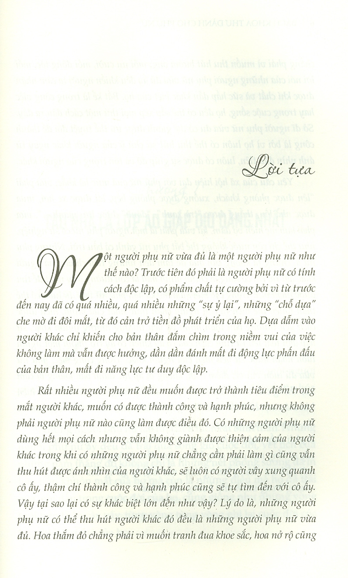 bách khoa thư dành cho phụ nữ - phụ nữ hãy là người vừa đủ - Ảnh 3