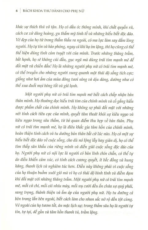 bách khoa thư dành cho phụ nữ - phụ nữ mạnh mẽ để thanh tao - Ảnh 4