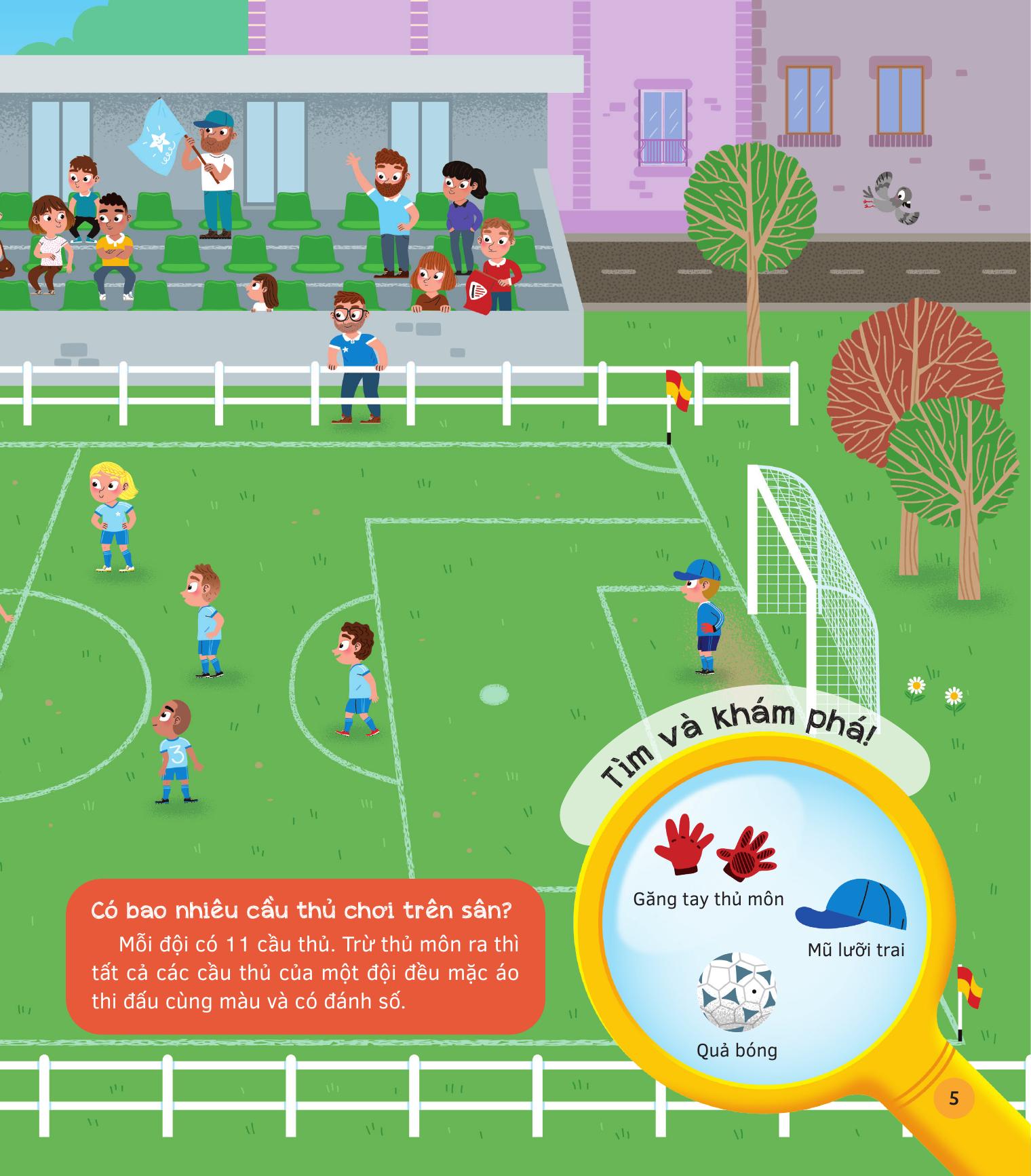 Bách Khoa Thư Đầu Đời Cho Bé - Bóng Đá - Ảnh 7
