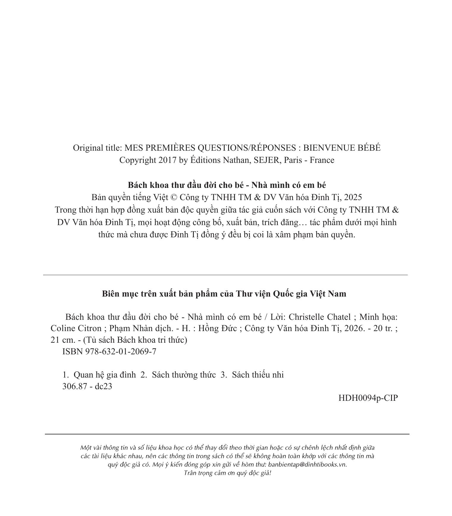 Bách Khoa Thư Đầu Đời Cho Bé - Nhà Mình Có Em Bé - Ảnh 4