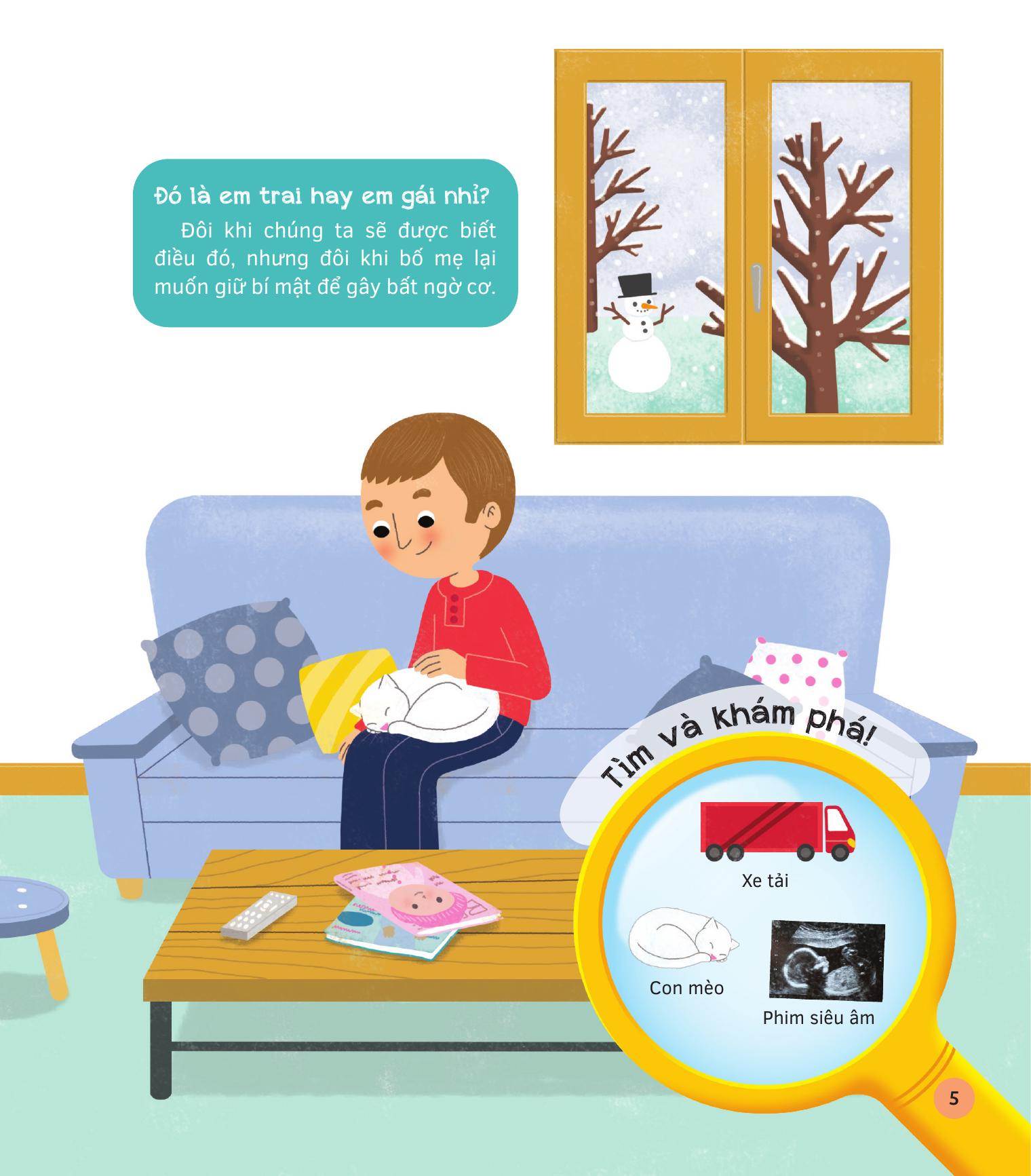 Bách Khoa Thư Đầu Đời Cho Bé - Nhà Mình Có Em Bé - Ảnh 7