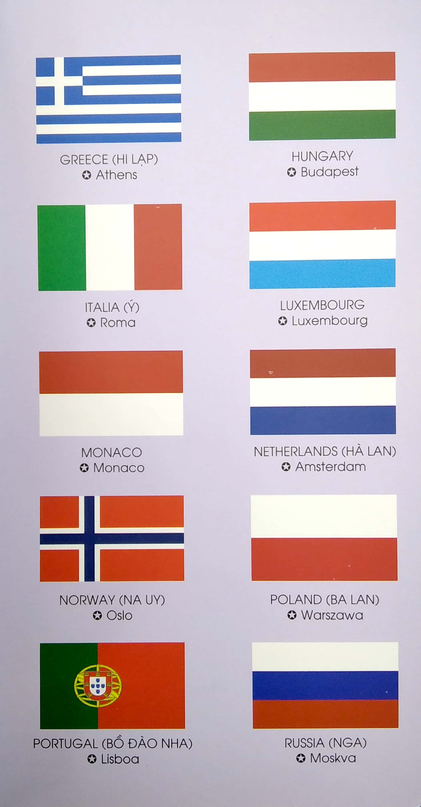 bách khoa thư đầu đời của tớ - 100 từ mới về cờ các nước - bìa cứng - Ảnh 7