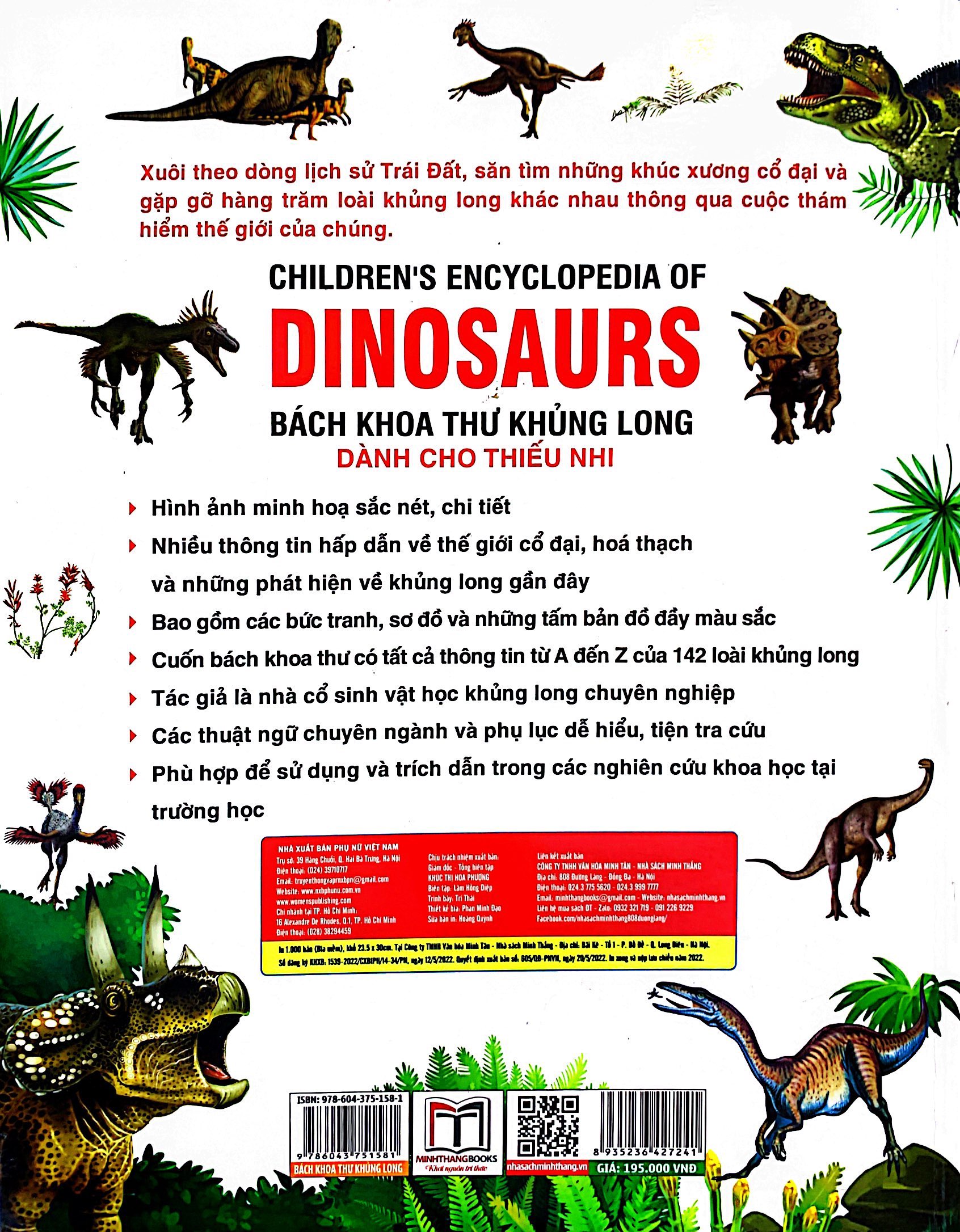 bách khoa thư khủng long dành cho thiếu nhi (tái bản 2022) - Ảnh 7