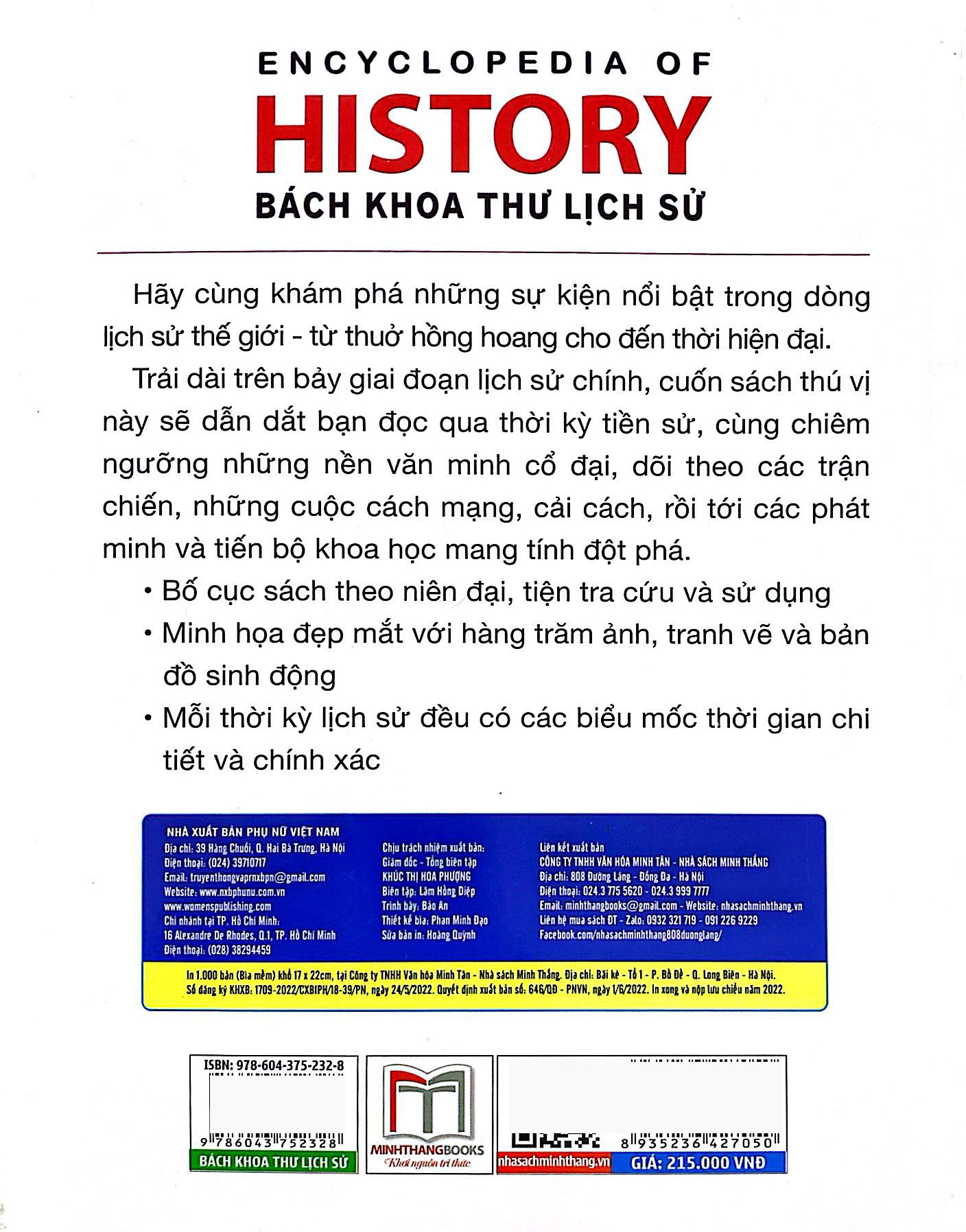 bách khoa thư lịch sử - từ tiền sử đến thời hiện đại (tái bản) - Ảnh 10