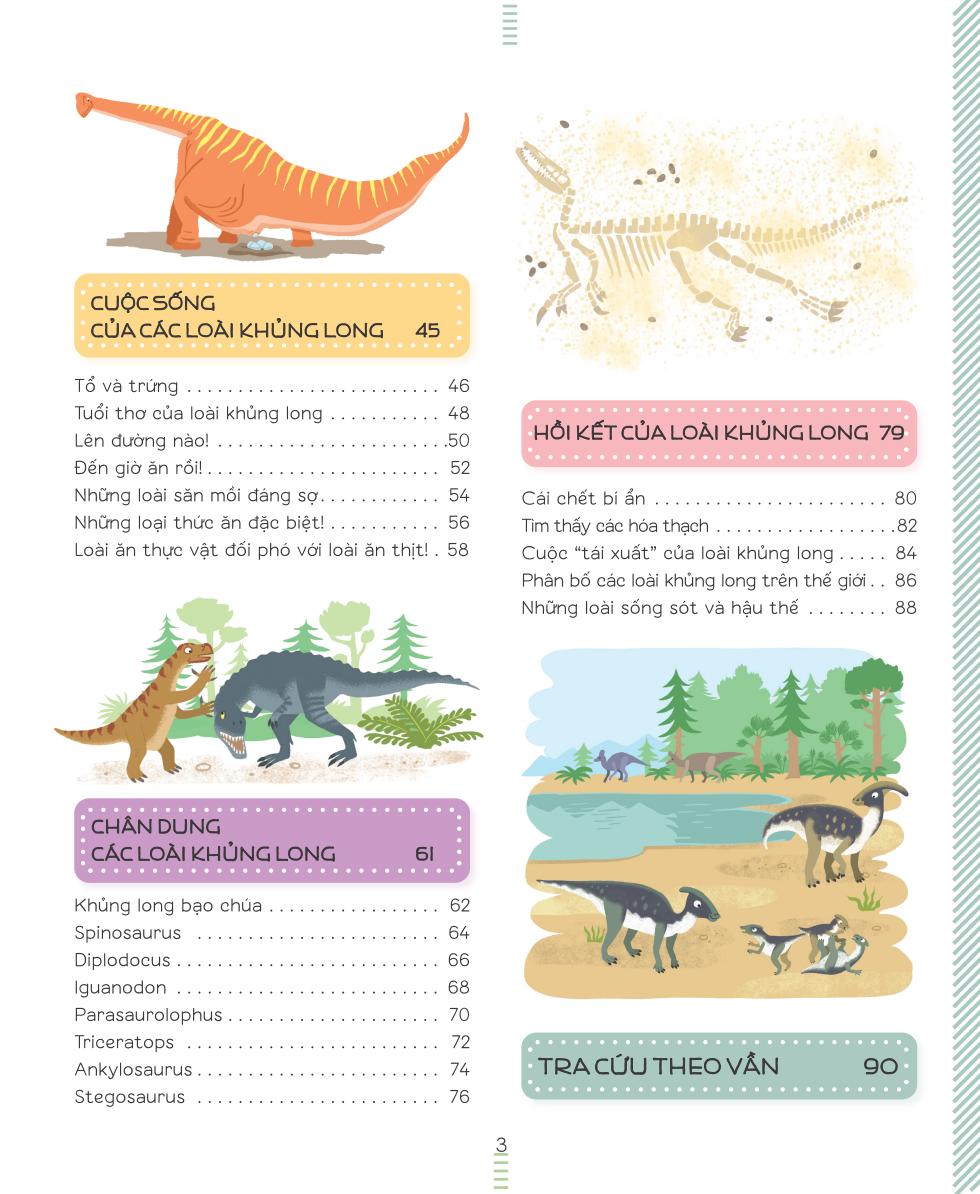 bách khoa thư tiểu học larousse - khủng long - Ảnh 4